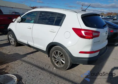 2012 Kia Sportage Lx z USA, uszkodzony, nr VIN KNDPB3A21C7337928